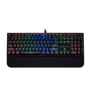 Rampage HYDRA R6 PLUS Full RGB Usb + Audio Portlu Aluminyum Kaplama Mavi Switch Gaming Mekanik Klavye